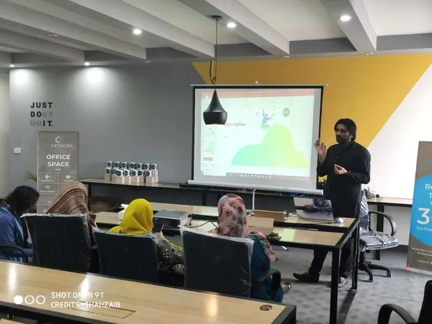 Live SEO training session