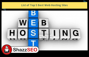 List of Top 5 Best Web Hosting Sites of 2026