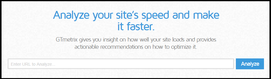 GTmetrix check web speed