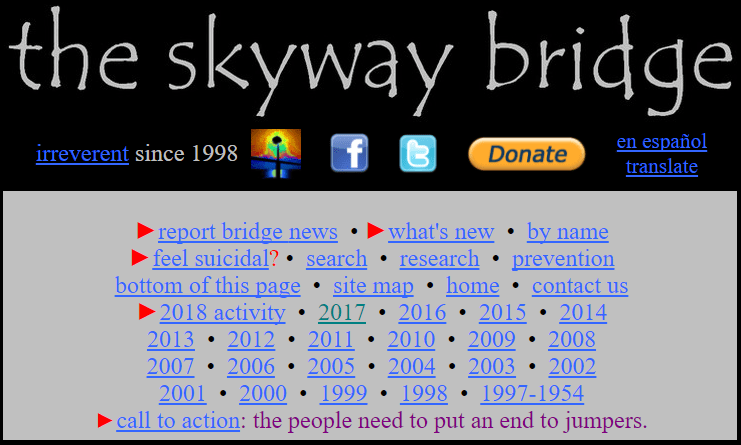 The sky bridge website