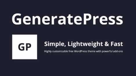 Generate press theme blackfriday Deals