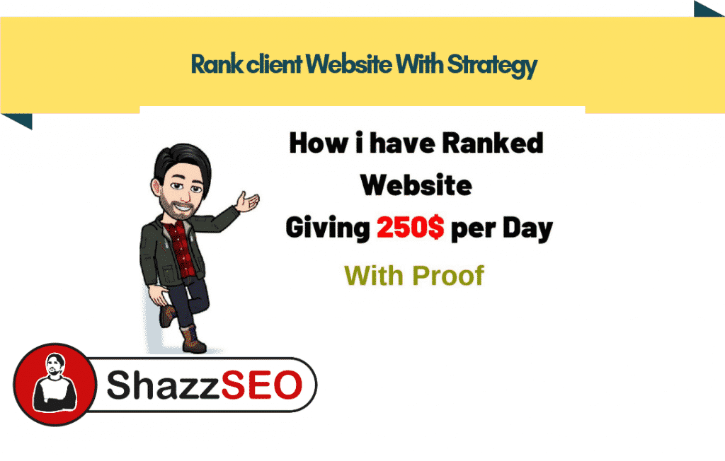 How i have ranked a Website – 250$ Profit Per Day with Proof