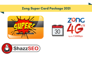 Zong Super Card Package 2025