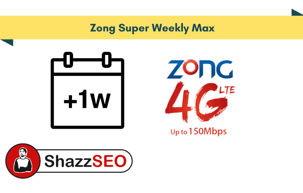 Zong Super Weekly Max