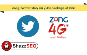 Zong Twitter Only 3G-4G Package of 2025