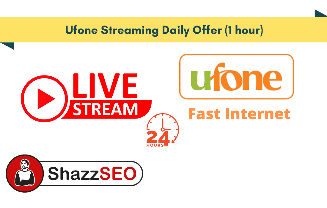 Ufone Streaming Daily Offer (1 hour)