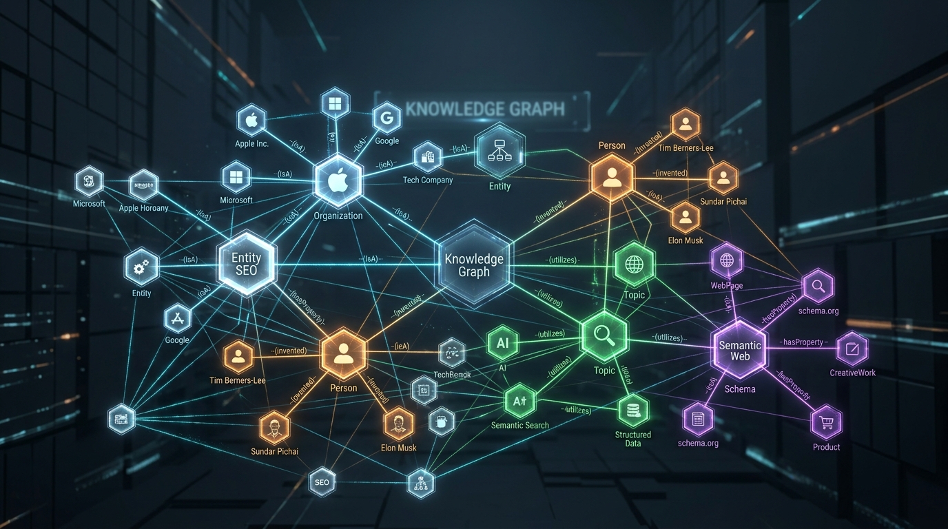 Entity SEO Knowledge Graph architecture network