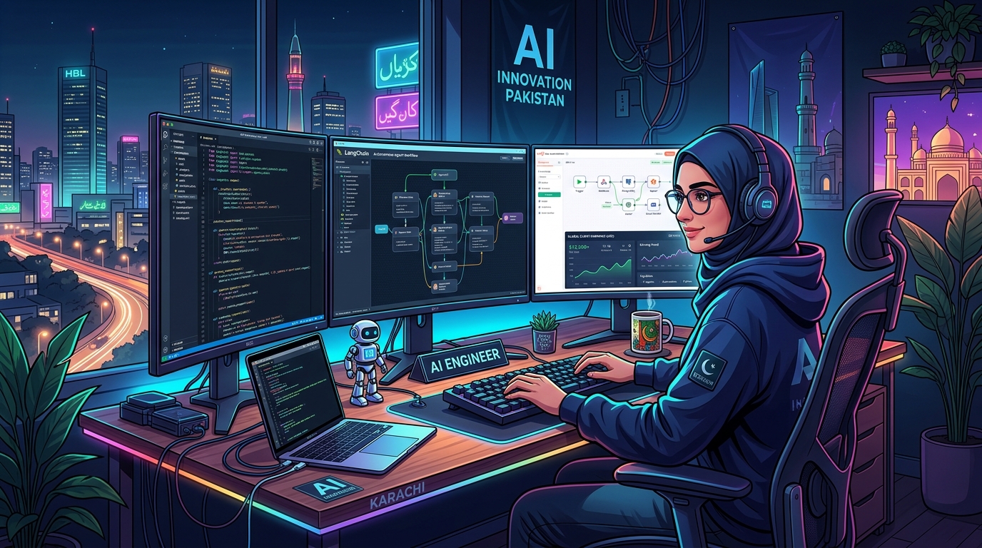 High income AI engineering and automation skills in Pakistan