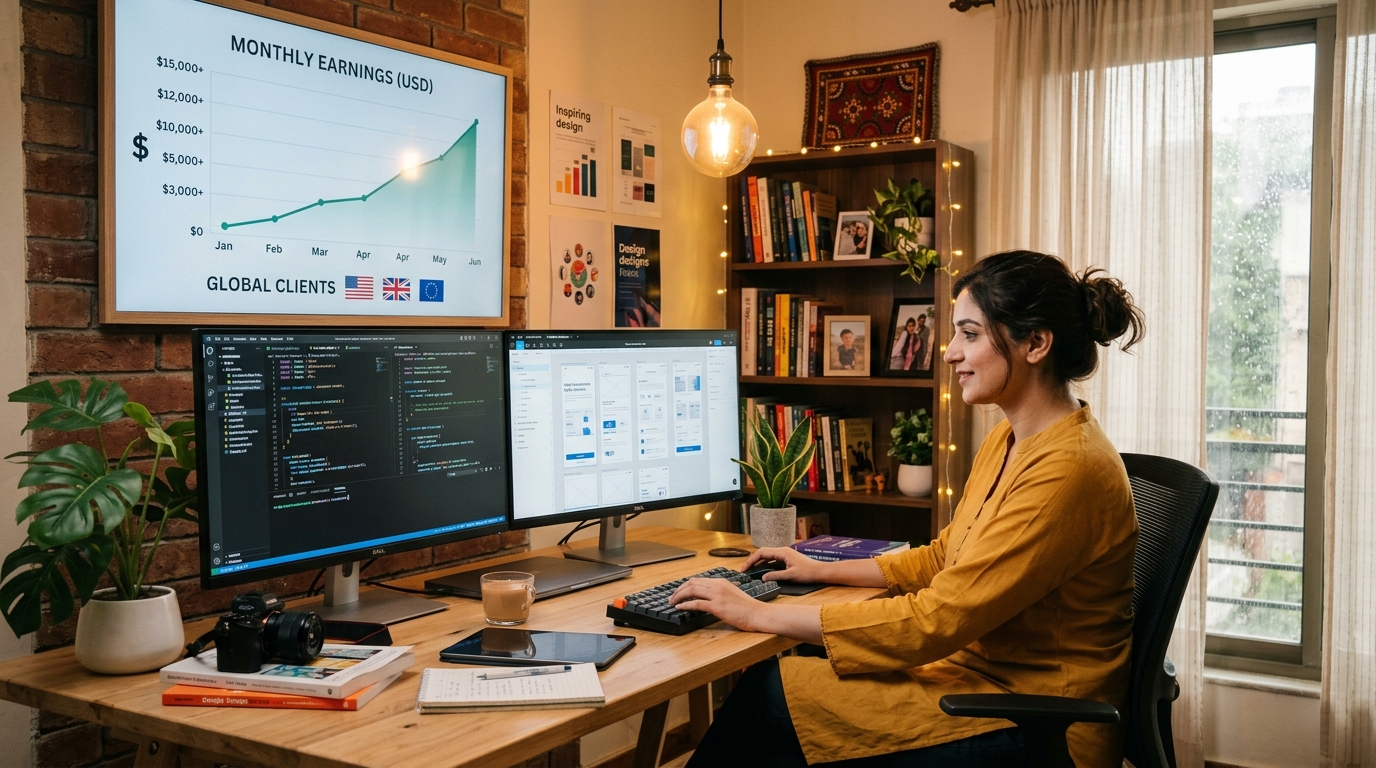 Pakistani freelancer high-paying skills AI automation fullstack development UI UX