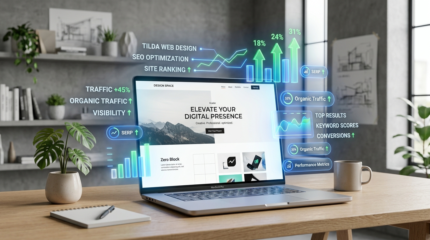 Tilda web design and SEO ranking optimization