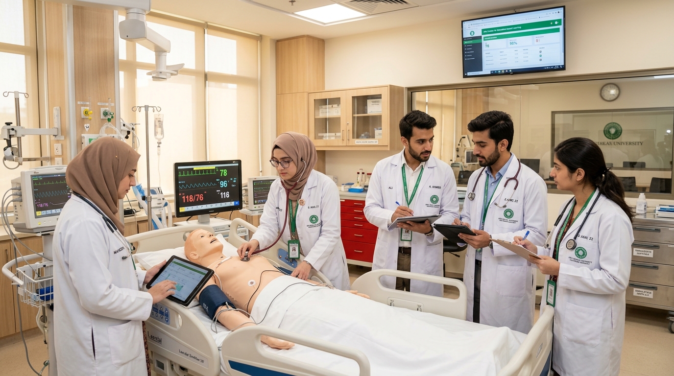 Top medical colleges in Pakistan MBBS students clinical training lab