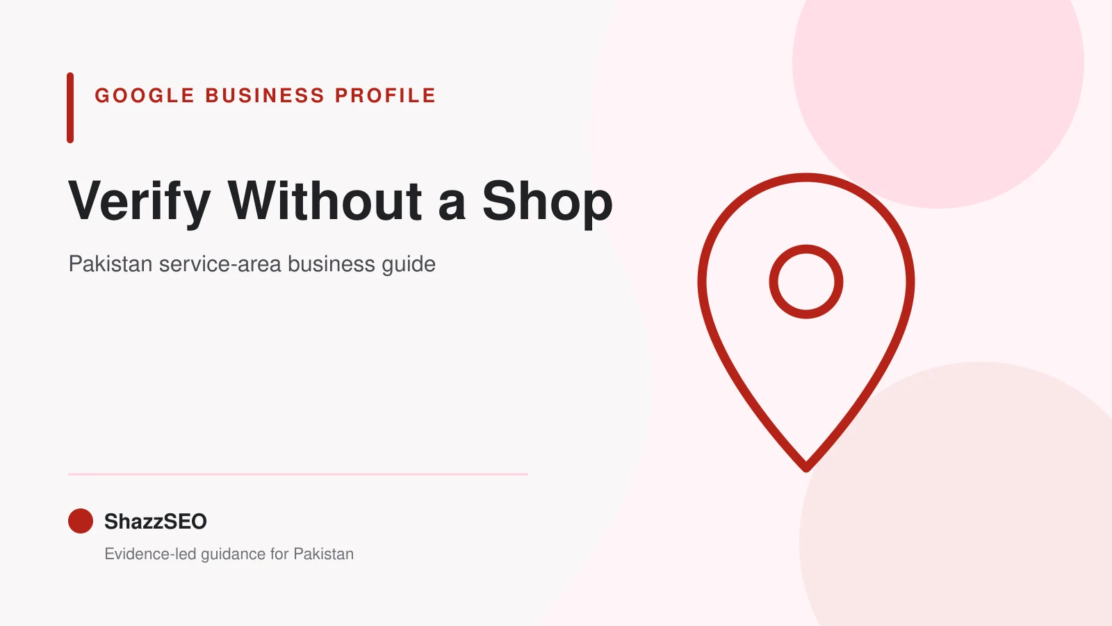 google business profile verification pakistan
